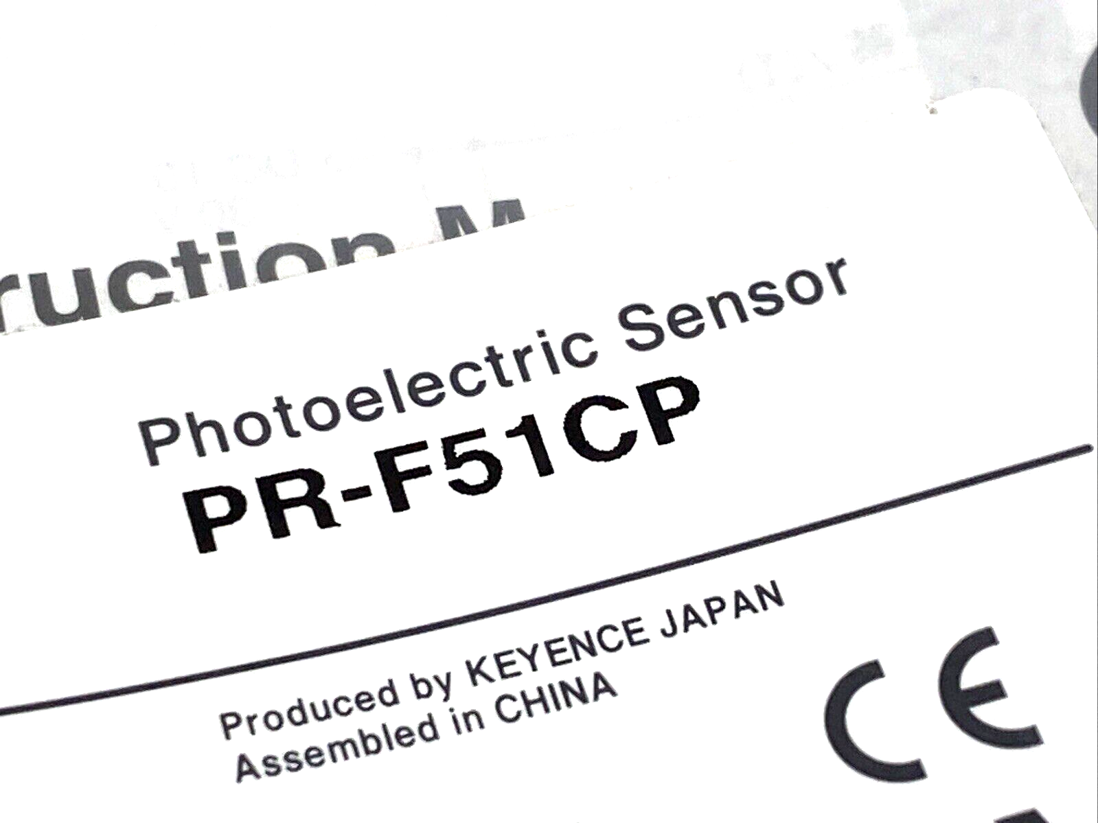 Keyence PR-F51CP Miniature Photoelectric Sensor, Transmitter & Receiver - Maverick Industrial Sales