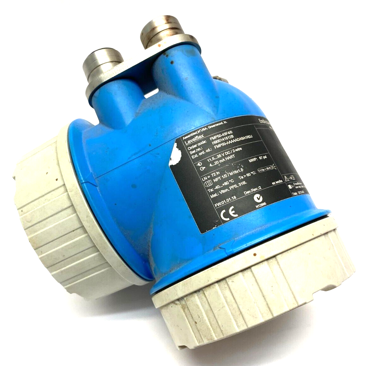 Endress+Hauser FMP50-43F4/0 Levelflex Guided Wave Radar FMP50-AAAAADABA1RDJ - Maverick Industrial Sales