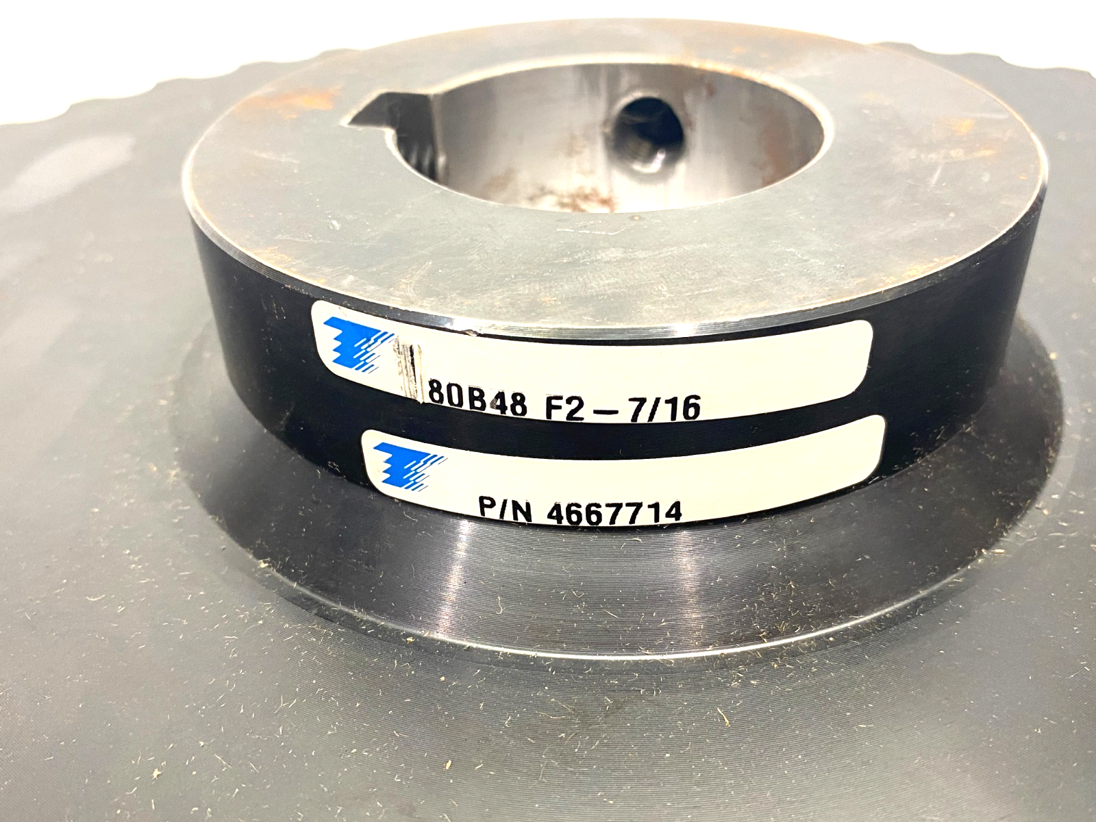 Tsubaki 80B48 F2-7/16 Roller Chain Sprocket 4667714 - Maverick Industrial Sales