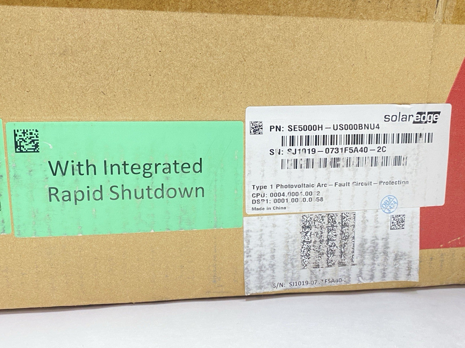 SE5000H-US000BNU4 | SolarEdge HD-Wave Single Phase Grid-Tie Inverter 5kW 208/240V - Open box - Maverick Industrial Sales