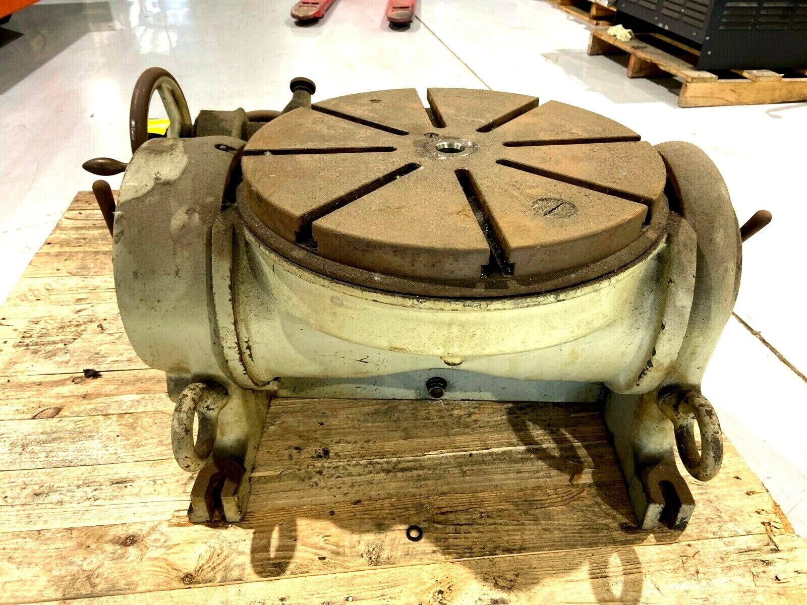 Societe Genevoise PI-5 Rotary and Tilting Table 17-3/4" Diameter - Maverick Industrial Sales