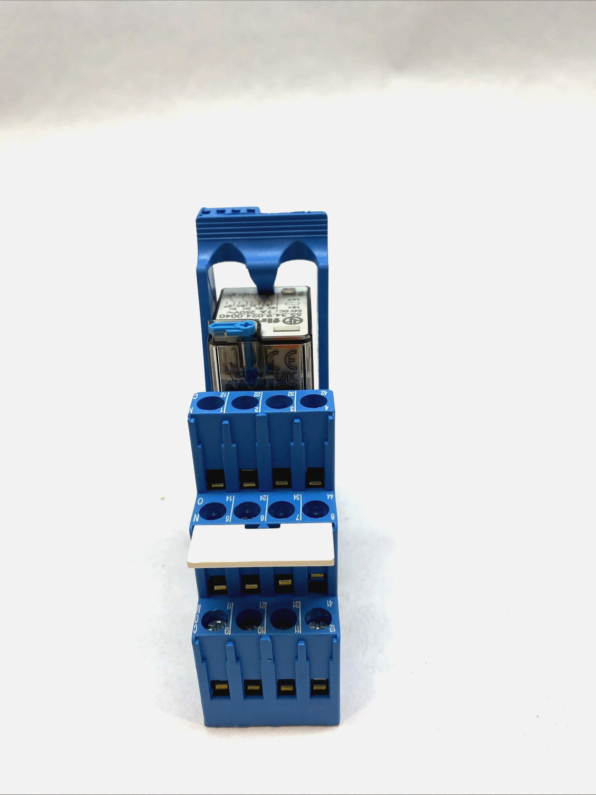 Finder 55.34.9.024.0040 Relay w/ 94.04 Socket & 99.02.9.024.99 Varistor - Maverick Industrial Sales