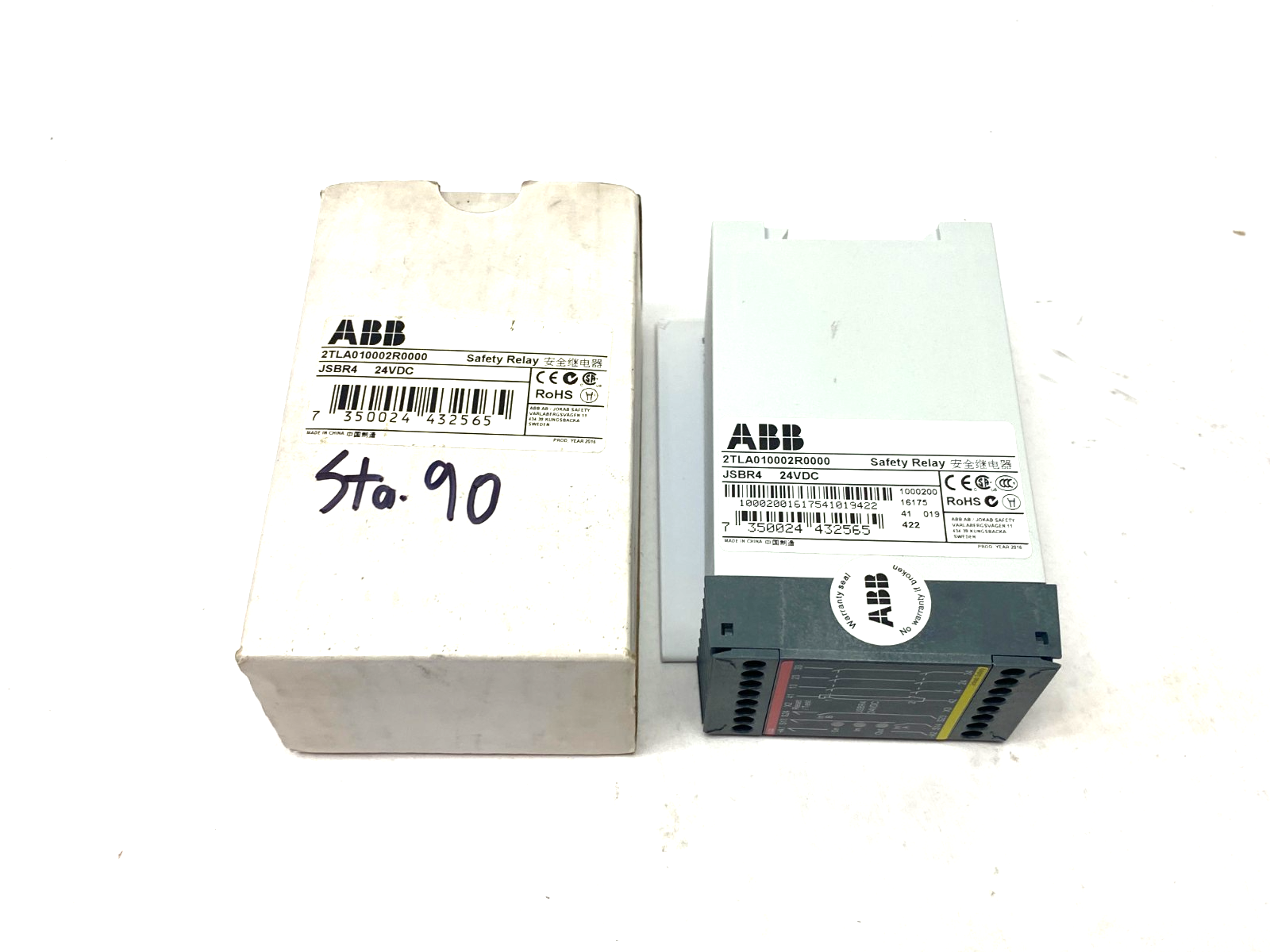 ABB 2TLA010002R0000 Jokab Safety Relay 24VDC JSBR4 - Maverick Industrial Sales