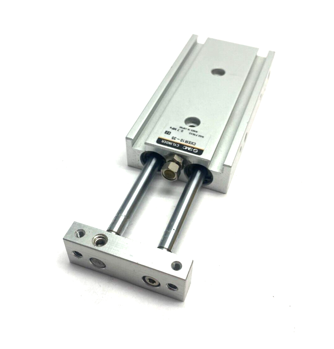 SMC CXSM10-35 Dual-Rod Guided Pneumatic Cylinder 10mm Bore 35mm Stroke - Maverick Industrial Sales