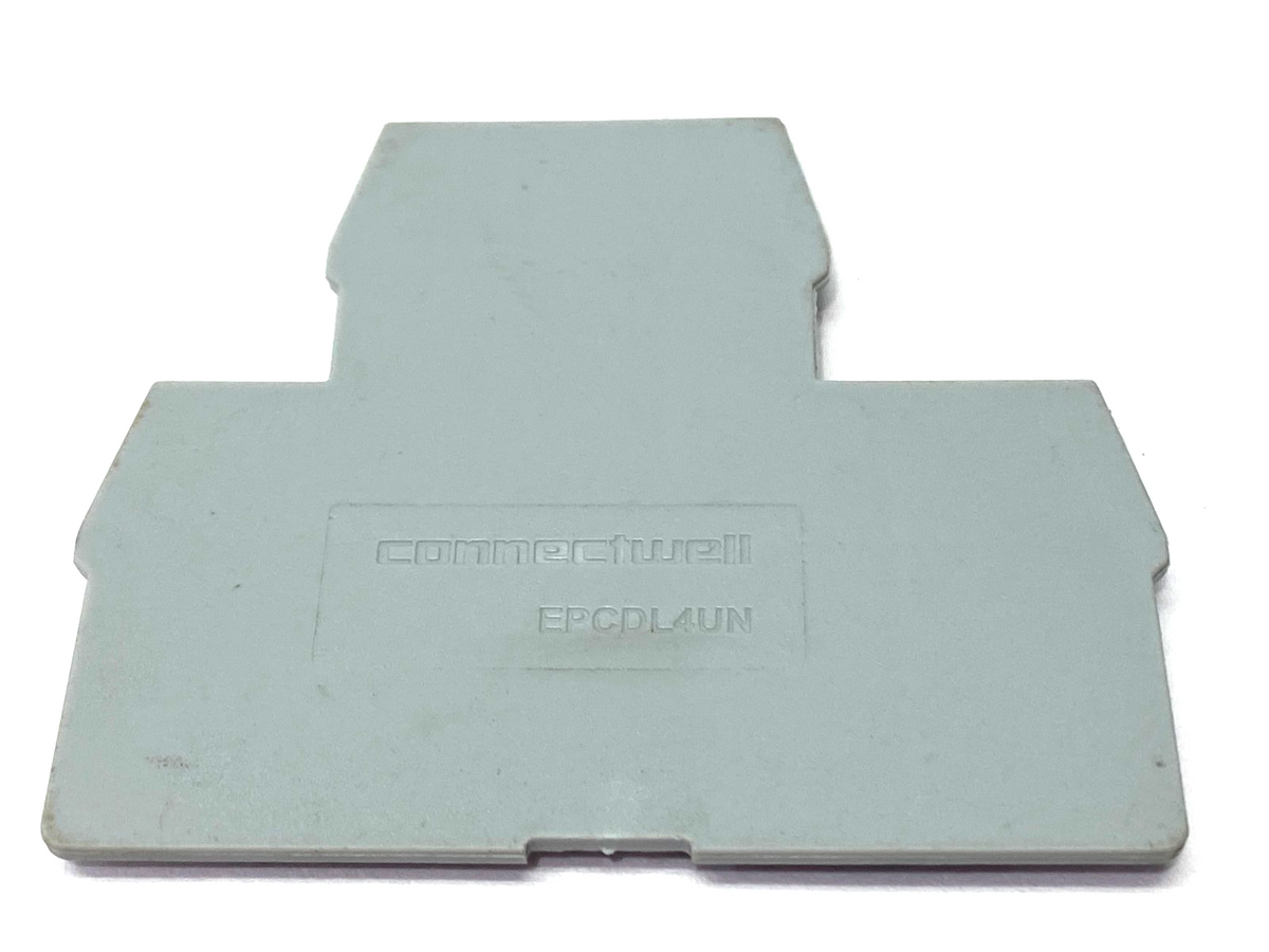 Connectwell EPCDL4UN Gray End Plate for CDL4UN Terminal Blocks LOT OF 49 - Maverick Industrial Sales