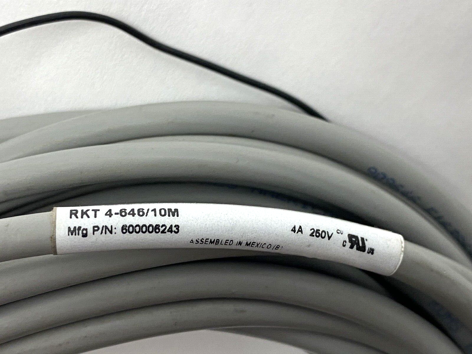 Lumberg Automation 4-646/10M M12 Female Connector Single-Ended 600006243 - Maverick Industrial Sales