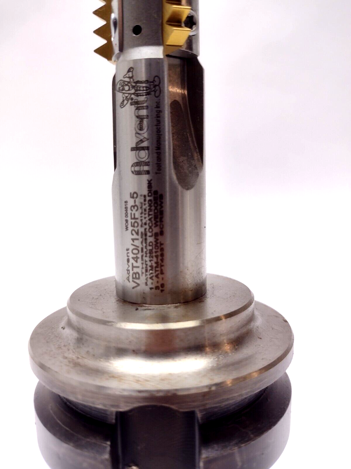 Advent Tool VBT40/125F3-5 Thread Cutting Tool, ATM-125LD, ATM-410WB, PT453T - Maverick Industrial Sales