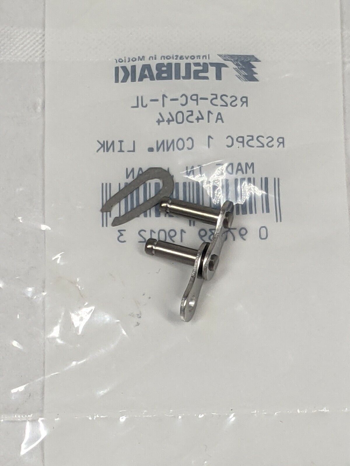 Tsubaki RS25-PC-1-JL Poly Steel Chain Connecting Link - Maverick Industrial Sales
