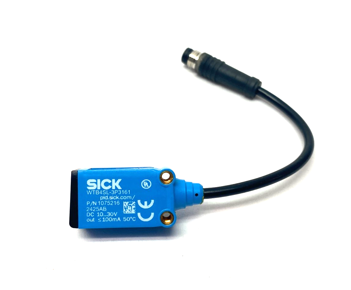 Sick WTB4SL-3P3161 Photoelectric Proximity Sensor Background Suppression 1075216 - Maverick Industrial Sales