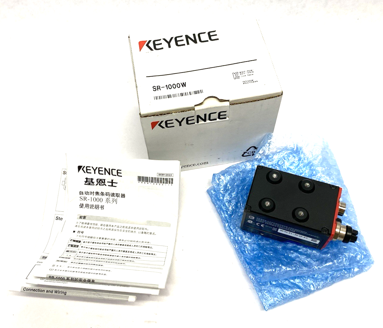 Keyence SR-1000W Automatic Focus 1D/2D Code Reader, Wide-Field Type, 1280 × 1024 - Maverick Industrial Sales