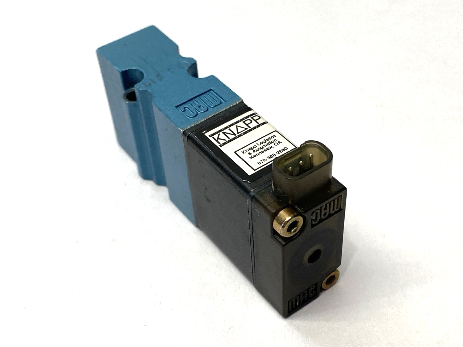 MAC Knapp K46-1 Pneumatic Solenoid Valve 24VDC 9.6W 120PSI - Maverick Industrial Sales