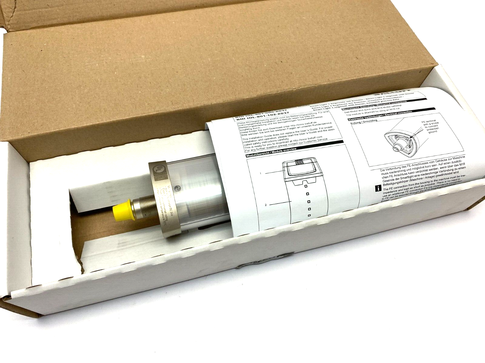Balluff BNI008A SmartLight LED Stack Light Signal BNI IOL-801-102-Z037 - Maverick Industrial Sales