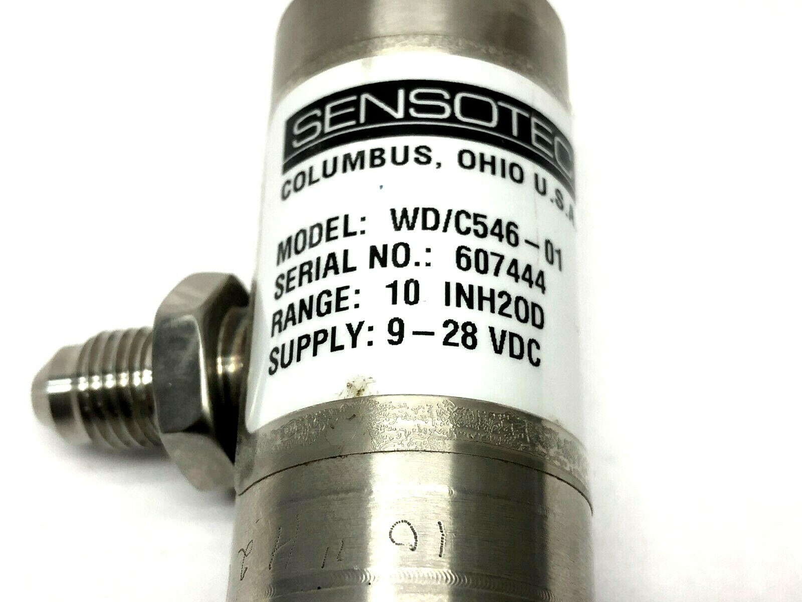 Sensotec WD/C546-01 Amplified Transducer 9-28VDC - Maverick Industrial Sales