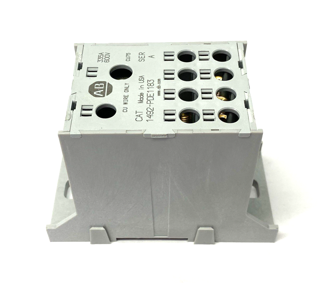 Allen Bradley 1492-PDE1183 Ser. A Enclosed Power Distribution Block 335A - Maverick Industrial Sales