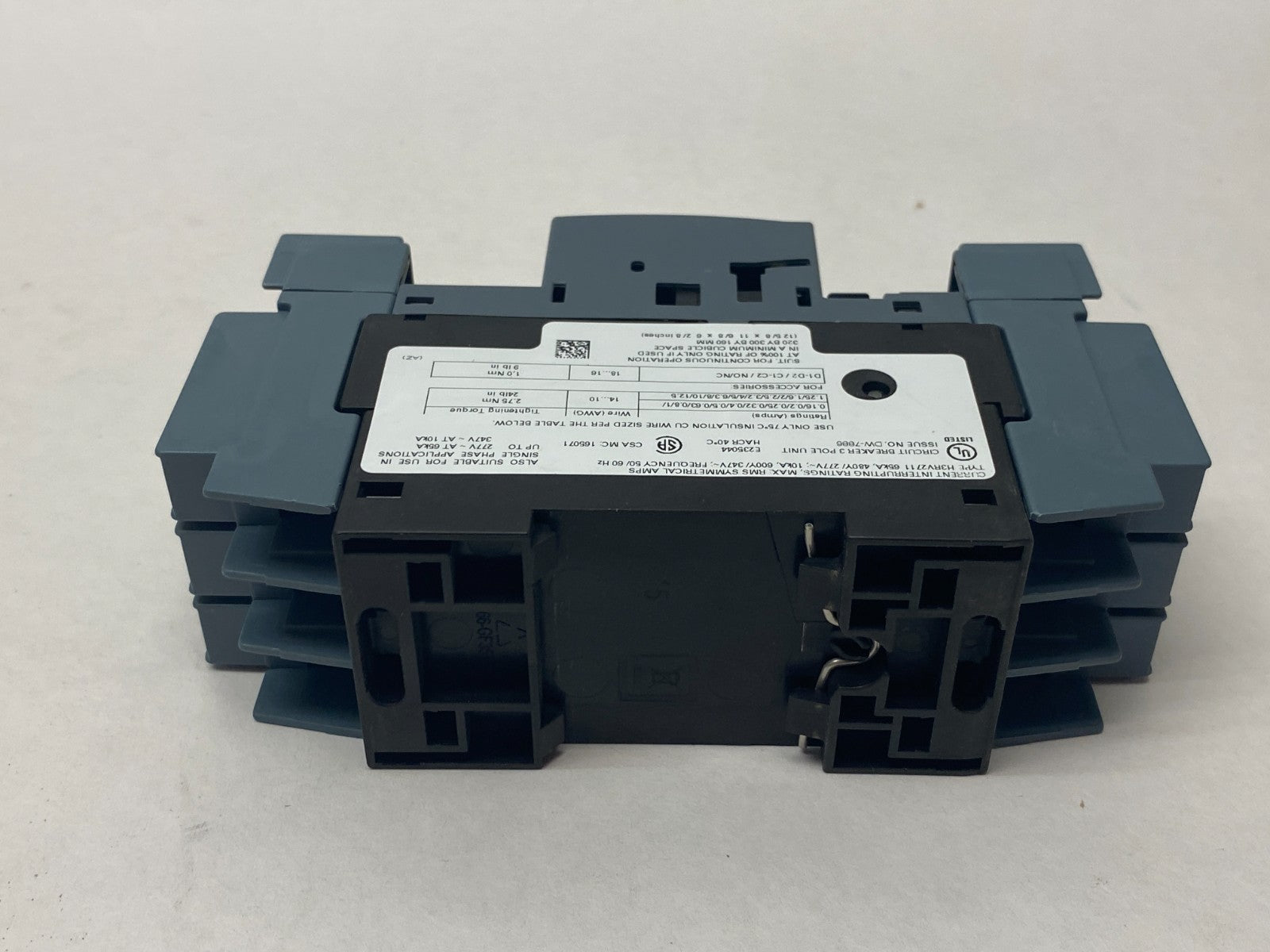 Siemens 3RV2711-1HD10 SIRIUS Motor Starter Circuit Protector Frame Size S00 - Maverick Industrial Sales