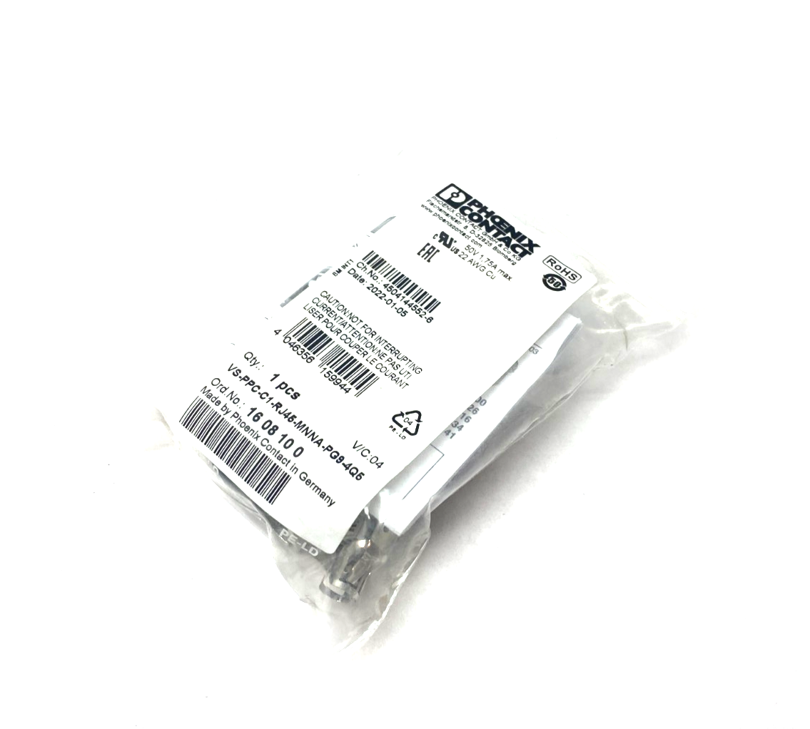Phoenix Contact VS-PPC-C1-RJ45-MNNA-PG9-4Q5 4-Position Connector 1608100 - Maverick Industrial Sales