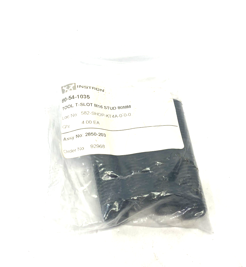 Instron 80-54-1035 Tool T-Slot Stud M16 80mm 4-PACK - Maverick Industrial Sales