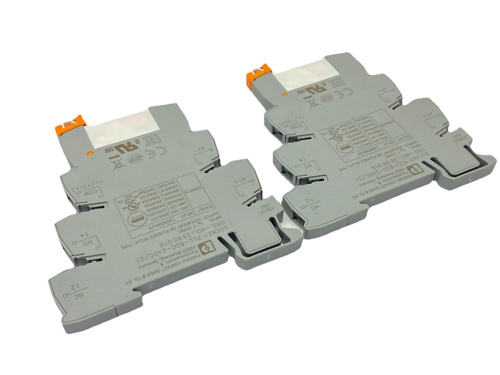 Phoenix Contact PLC-RSC- 24DC/21 Relay Module 24VDC 2966171 LOT OF 2 - Maverick Industrial Sales