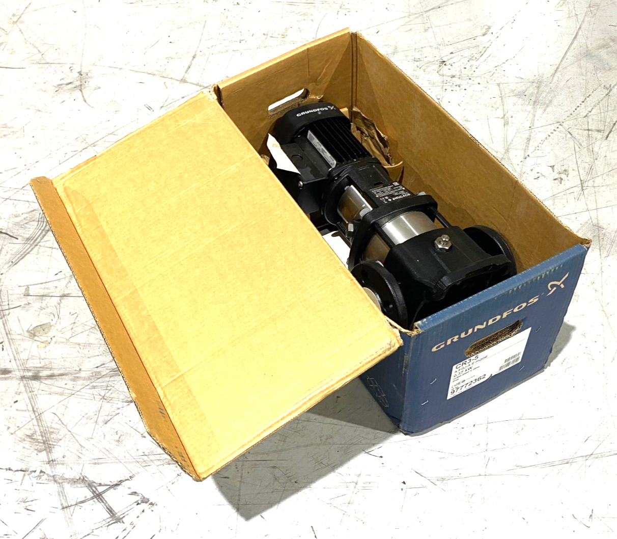 Grundfos CR3-5 A-FGJ-A-E-HQQE Multistage Vertical Vacuum Pump 3-Ph 97772362 - Maverick Industrial Sales