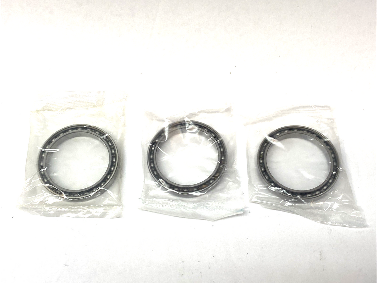 6808RS Ball Bearing 40mm Inner & 52mm Outer Diameter 7mm Wide BR177 LOT OF 3 - Maverick Industrial Sales