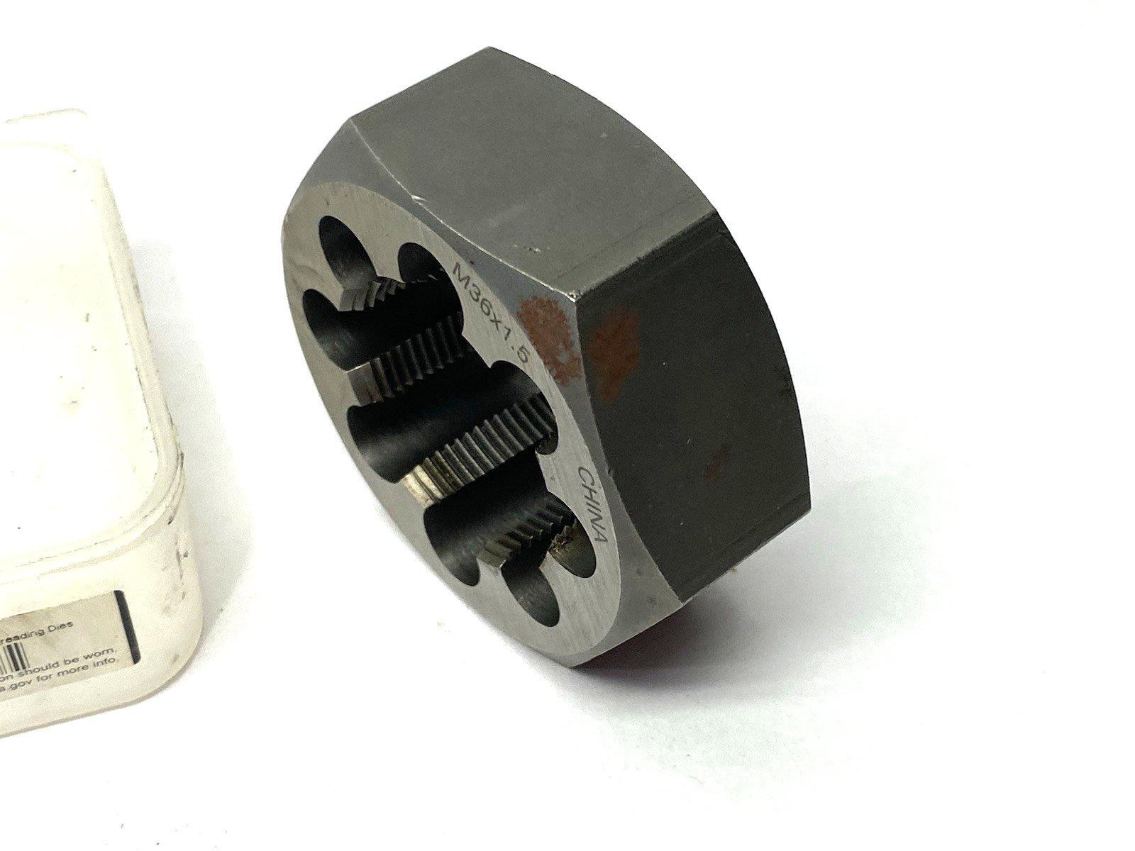 79771846 | Interstate Hex Rethreading Die: M36x1.5, 1" Thick, Right Hand - New – Open box - Maverick Industrial Sales