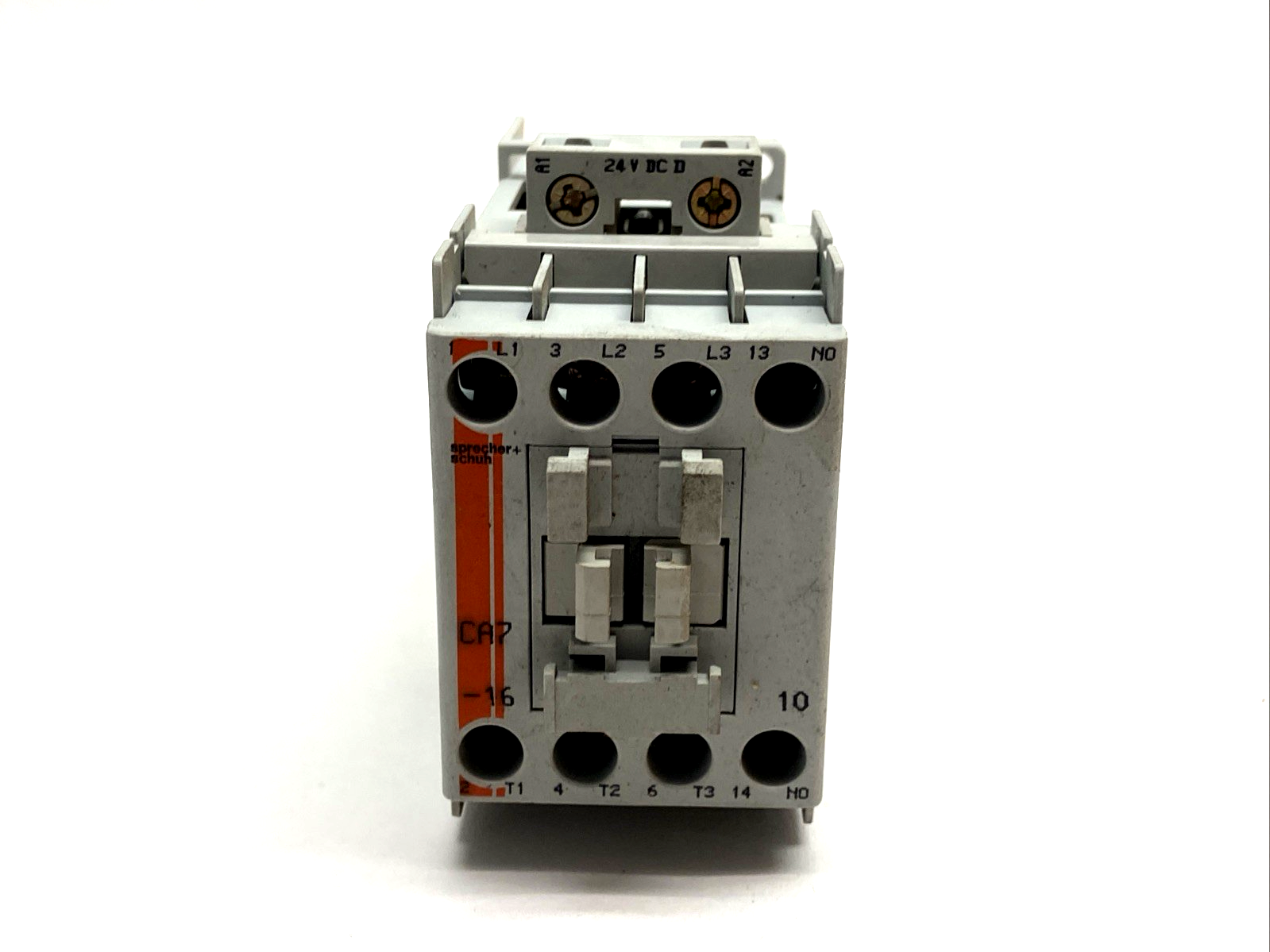Sprecher+Schuh CA7-16D-10 Contactor 3-Pole 1 N.O. Aux Contact 24VDC Coil - Maverick Industrial Sales