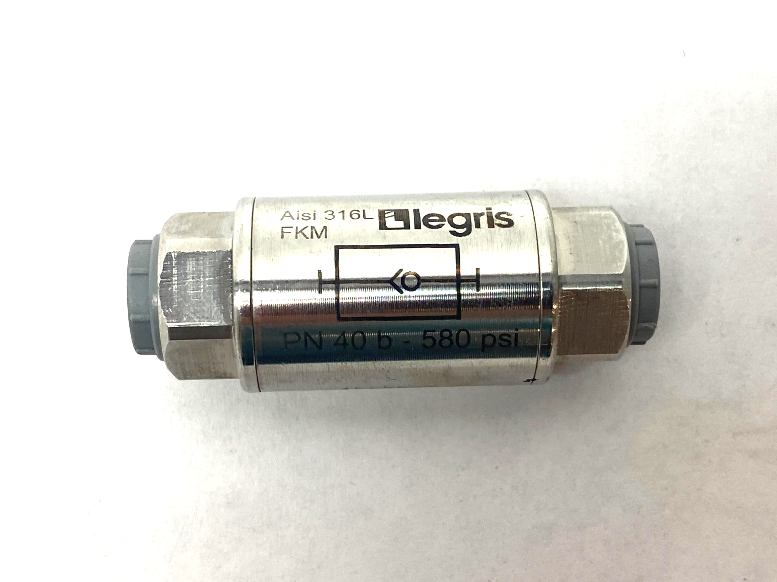 48951414 | Legris Dixon Uni-Directional Check Valve 1/4" NPT Female Ends 316 SS - New – Open box - Maverick Industrial Sales
