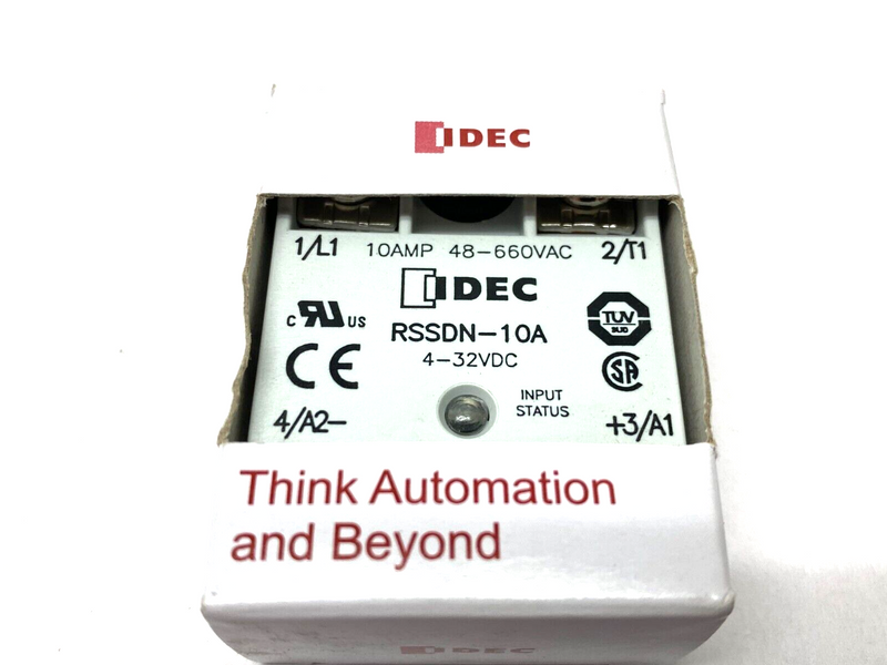 IDEC RSSDN-10A Solid-State Relay 4-32VDC, 48-660VAC 10A - Maverick Industrial Sales