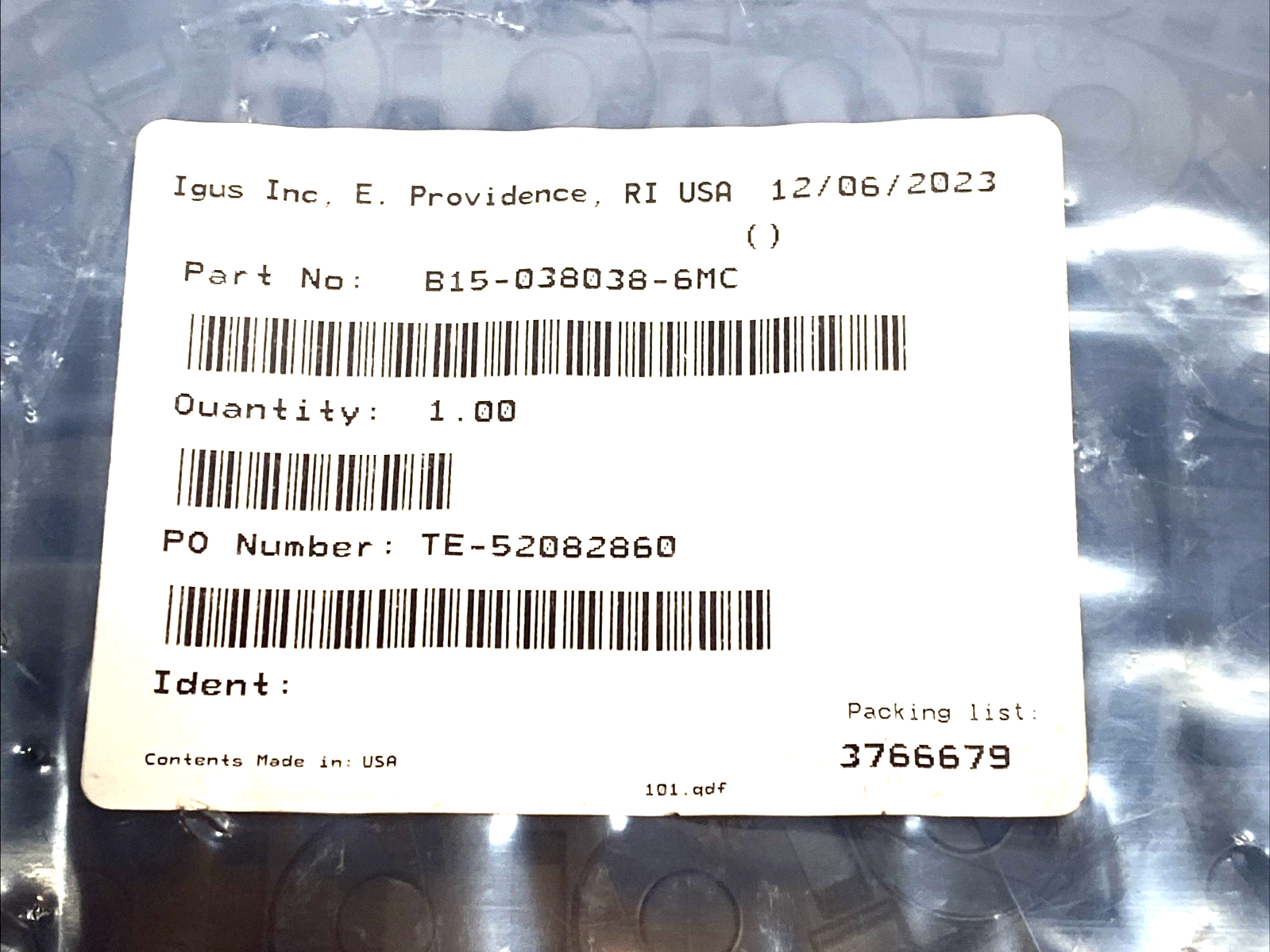IGUS B15.038.038 Energy Chain Cable Carrier 60 Links - Maverick Industrial Sales