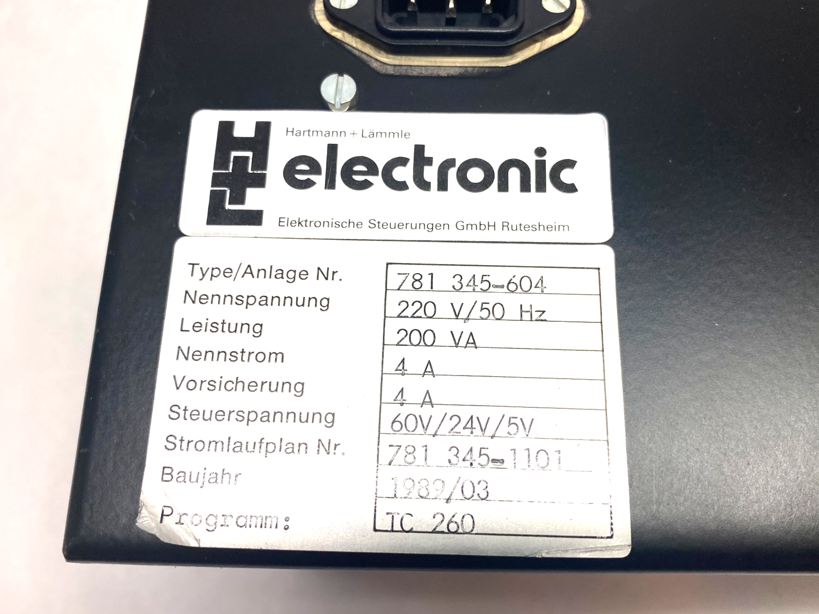 Hartmann + Lämmle 781 462-462 Electronic PCB Card Chassis - Maverick Industrial Sales