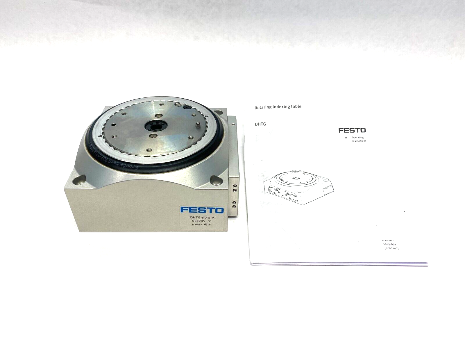 Festo DHTG-90-8-A Rotary Indexing Table Pitch 8 Size 90, Dbl-Acting, 548085 - Maverick Industrial Sales