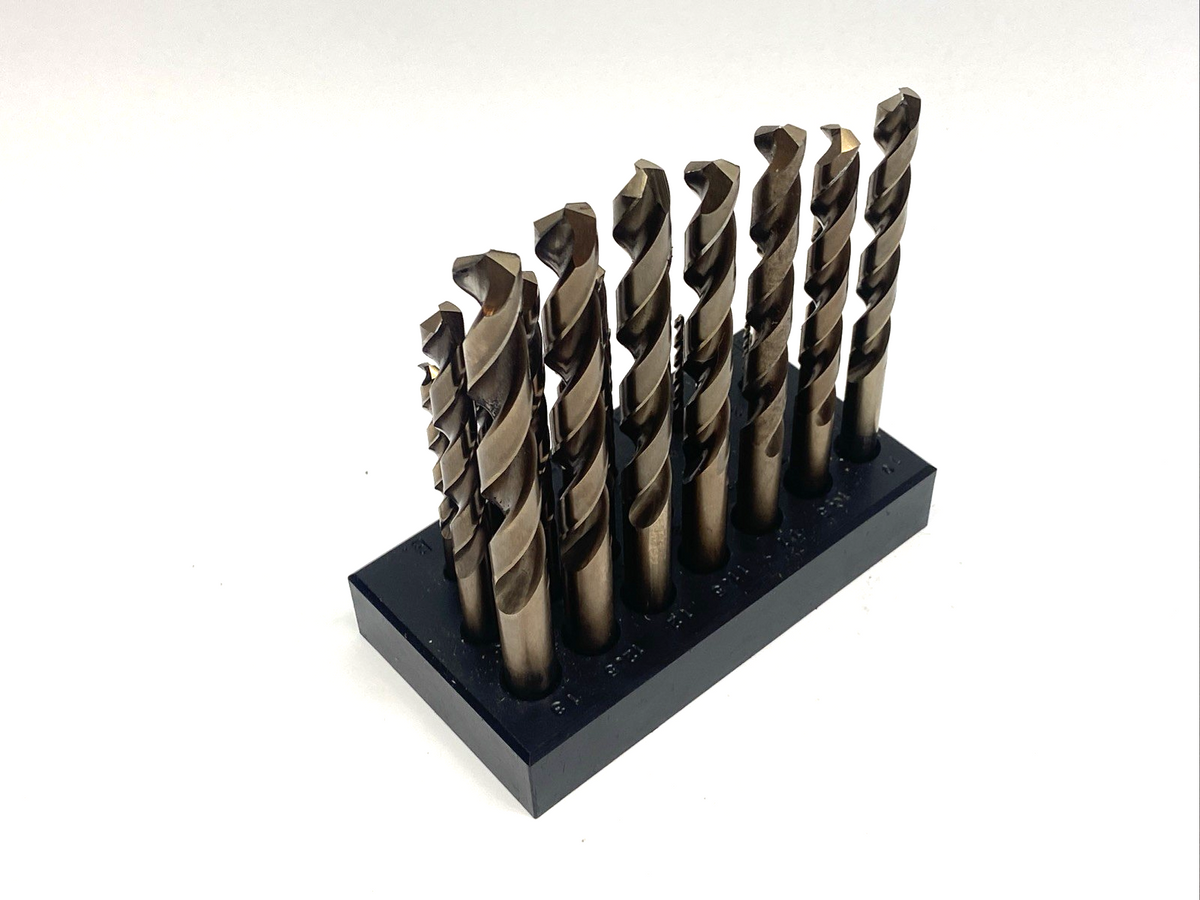 Hertel Metric Drill Set, Sizes 2mm to 13mm, 0.5 Increments, SET OF 23 DRILL BITS - Maverick Industrial Sales