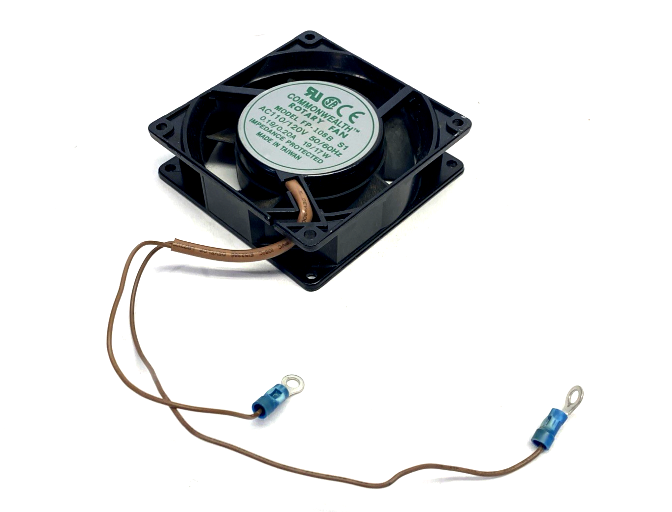 FP-108B | Commonwealth Rotary Fan 120VAC 17W 0.2A LOT OF 2 - Used - Maverick Industrial Sales