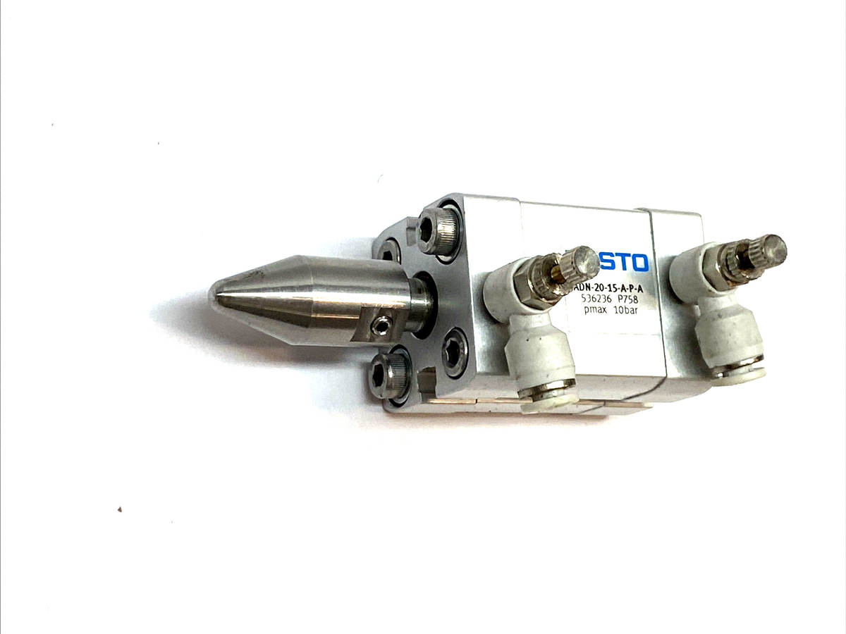 ADN-20-15-A-P-A | Festo Compact Pneumatic Cylinder 20mm Bore 15mm Stroke 536236 - Used - Maverick Industrial Sales
