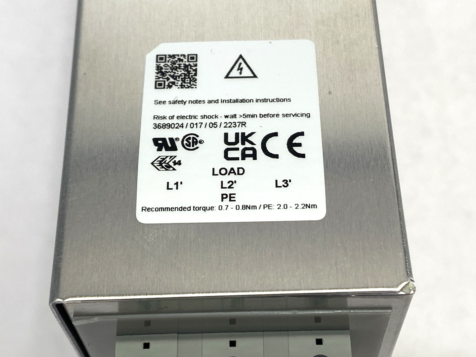 Schaffner FN258-16-29 Power Line AC Filter 3-Phase 275V 50/60Hz - Maverick Industrial Sales
