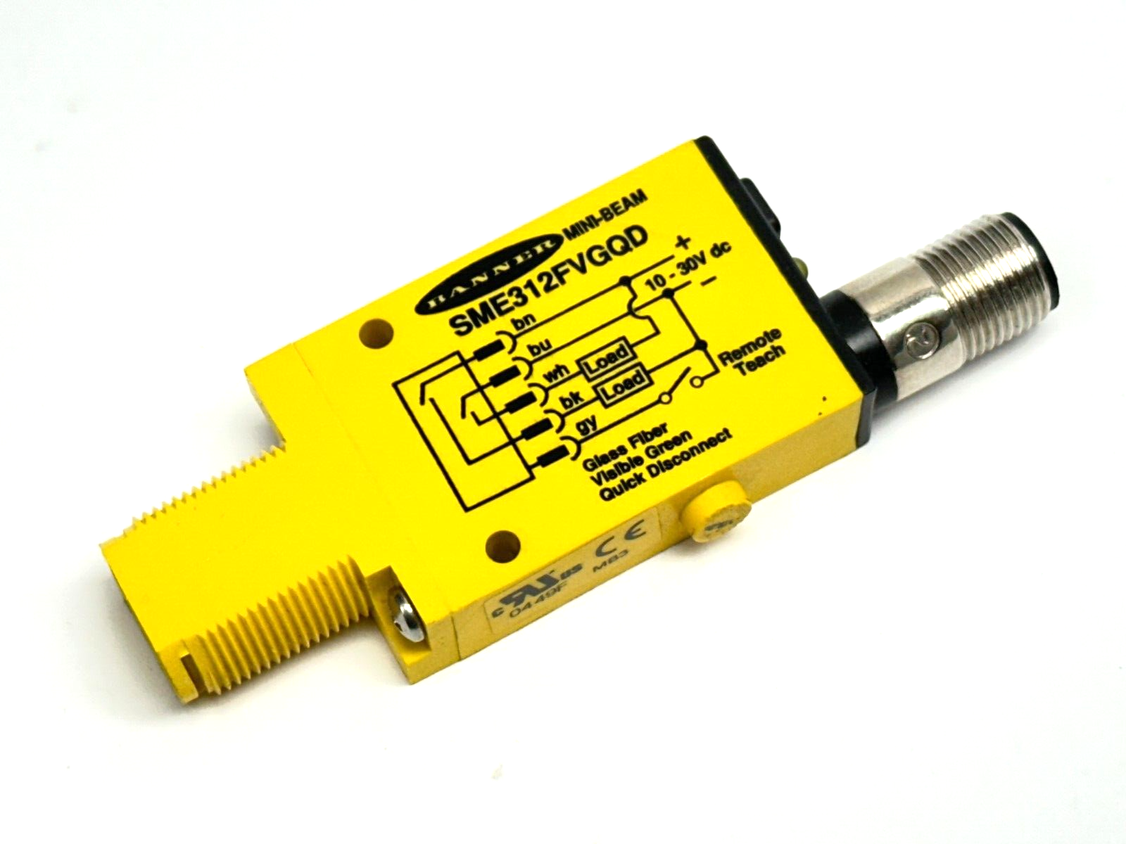 Banner SME312FVGQD Mini-Beam Fiber Optic Amplifier 10-30VDC - Maverick Industrial Sales