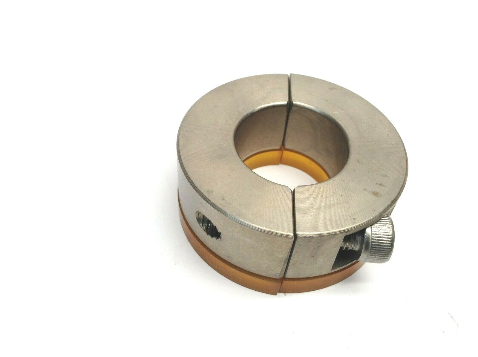 Misumi SCSS2520MD Separate Nickel Plated Steel Shaft Collar 25mm ID 50mm OD - Maverick Industrial Sales