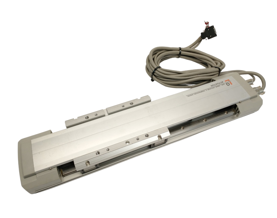 SMC LG1H21821NA-200-F3 Low Profile Electric Linear Actuator w/ Cables - Maverick Industrial Sales