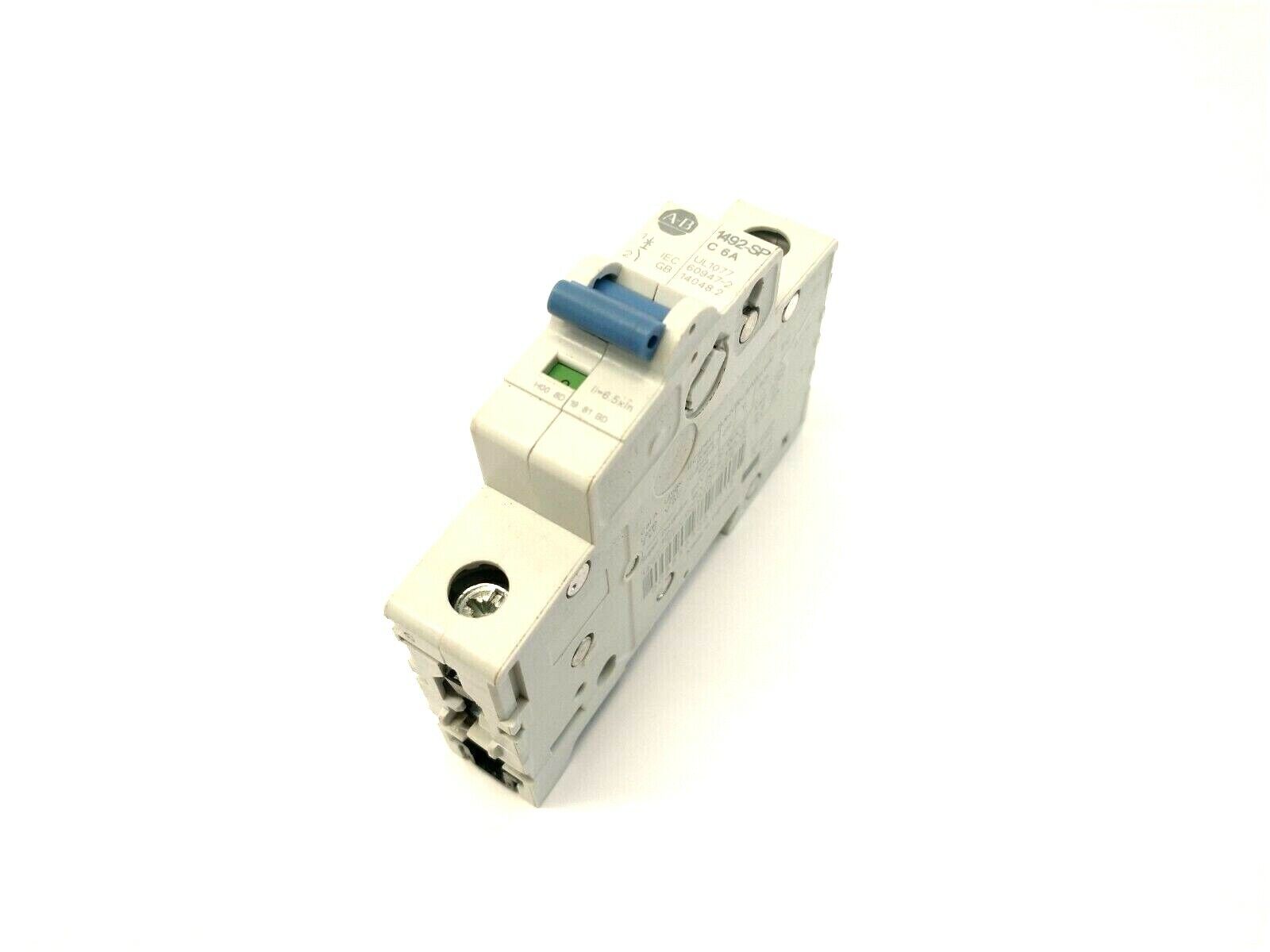 Allen Bradley 1492-SPM1C060 Ser. D Miniature 6A Circuit Breaker 277VAC 48VDC - Maverick Industrial Sales