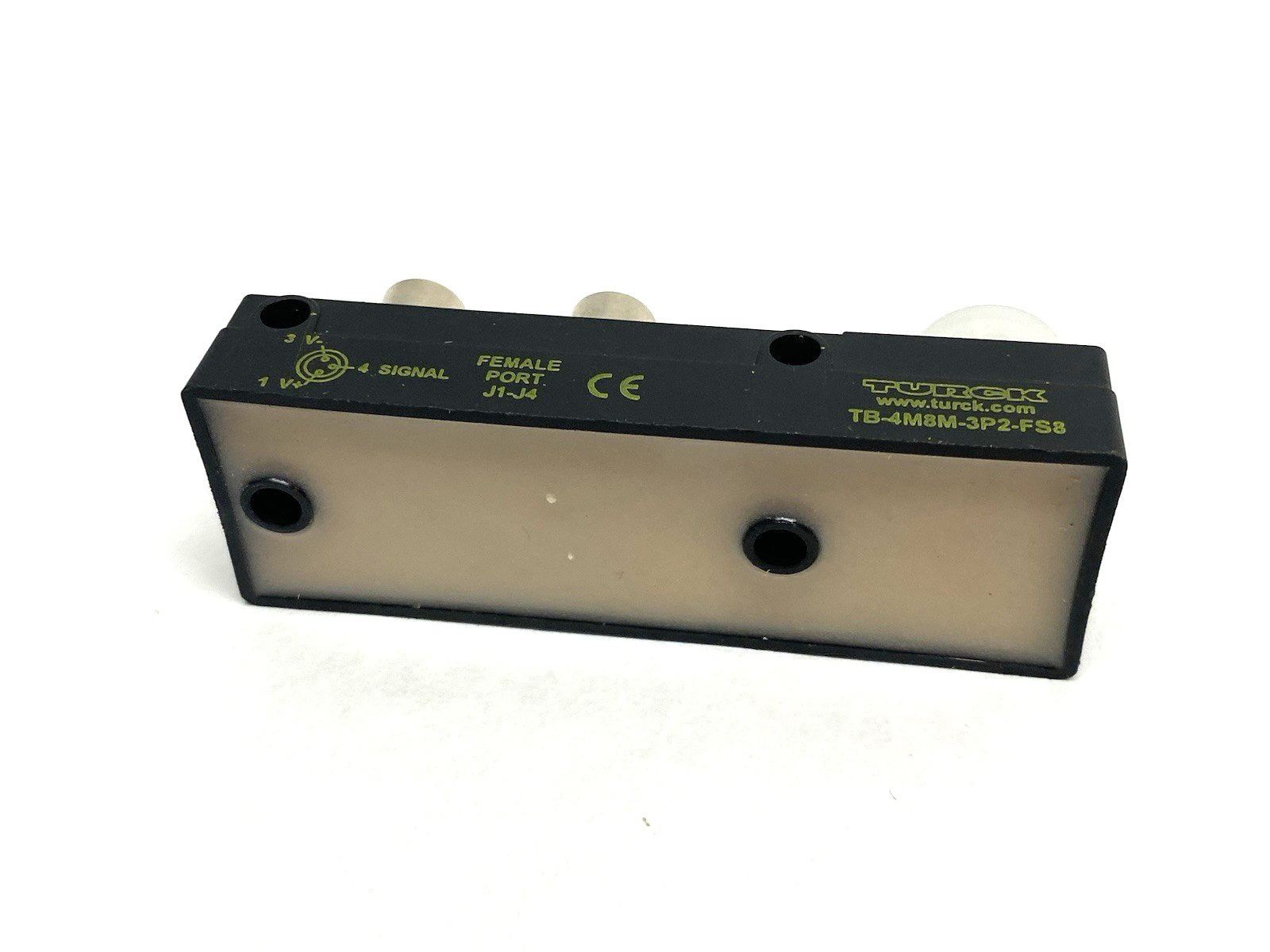 TB-4M8M-3P2-FS8 | Turck Passive Junction Box, 4-Port M8 3-Pin, M12 Home, U2-28307 - New Other - Maverick Industrial Sales