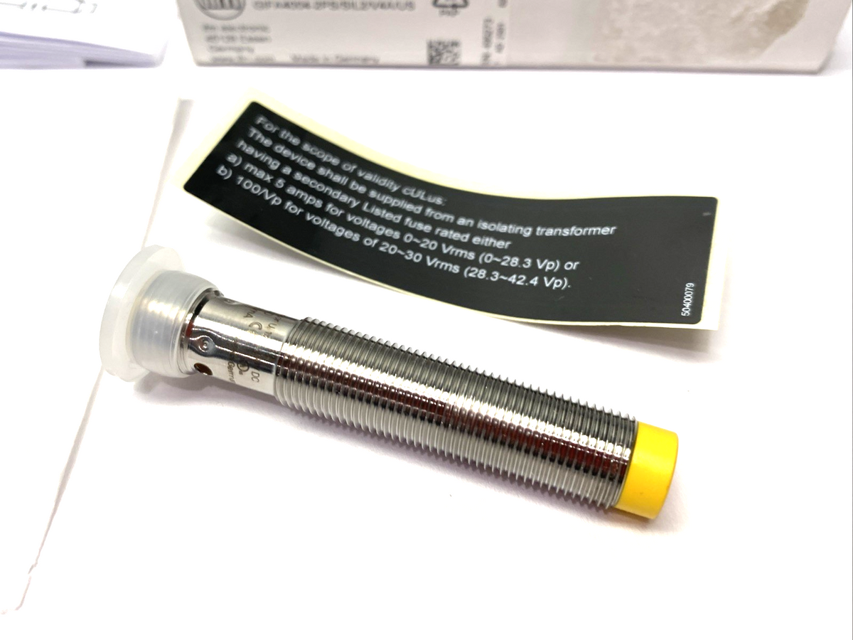 GF711S | ifm Fail-Safe Inductive Sensor, PNP 2x OSSD, GIFA4004-2PS/SIL2/V4A/US - New – Open box - Maverick Industrial Sales