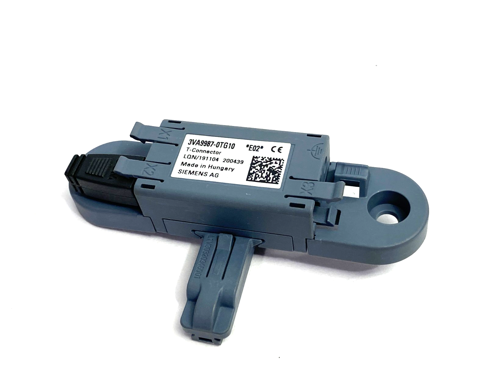 Siemens 3VA9987-0TG10 SENTRON T-Connector w/ 3VA-FS400 DIN Rail Connector - Maverick Industrial Sales