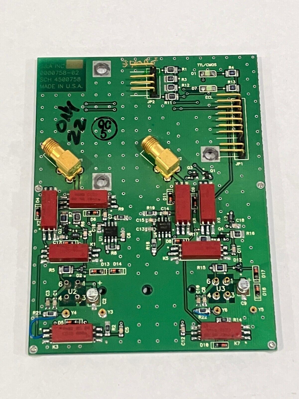 Saunders & Associates 0000758-02 Circuit Board SCH 4500758 - Maverick Industrial Sales