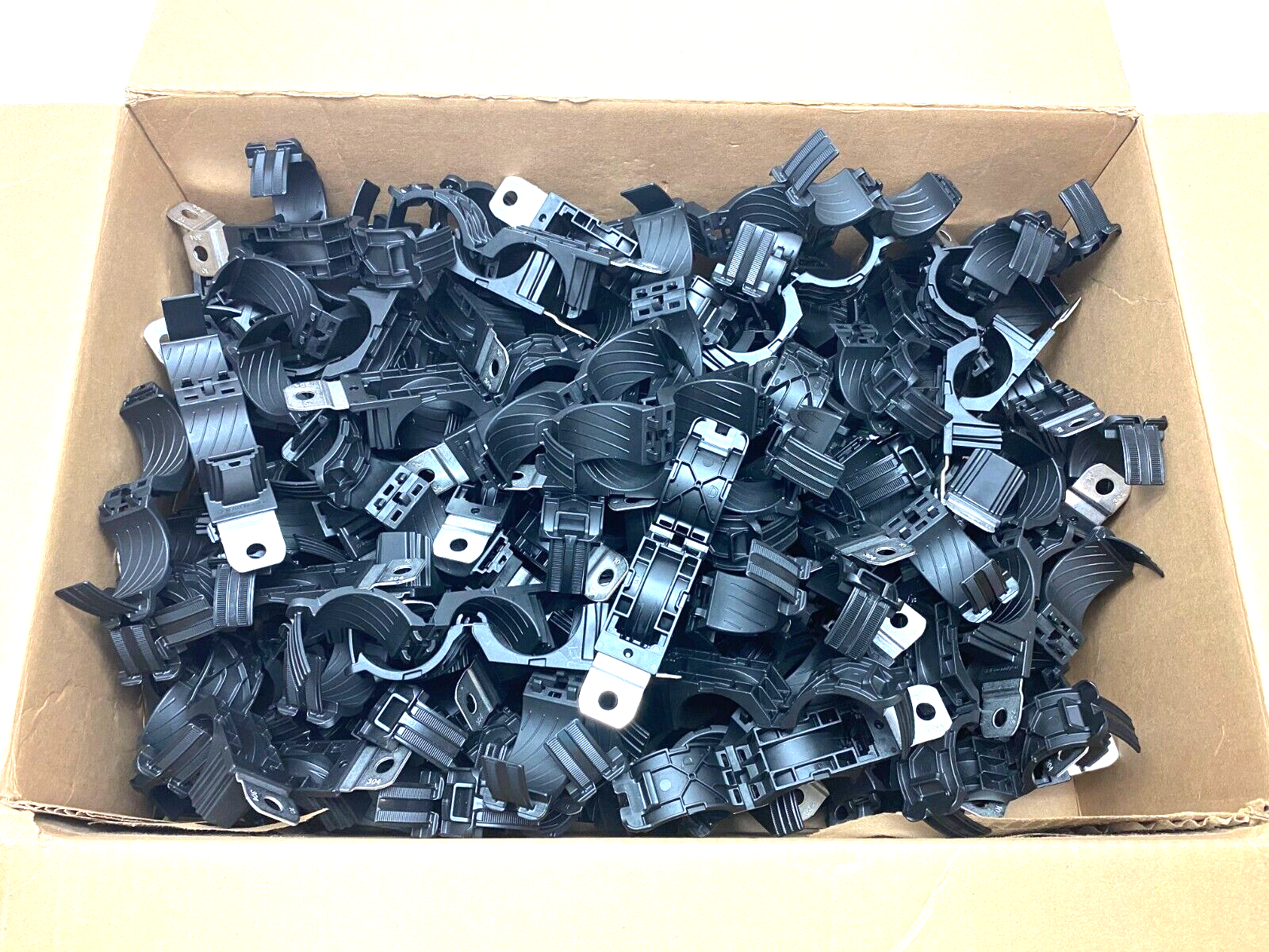 HellermannTyton 151-02010 Ratchet P-Clamp Ø10.29mm Black BOX OF 150 - Maverick Industrial Sales