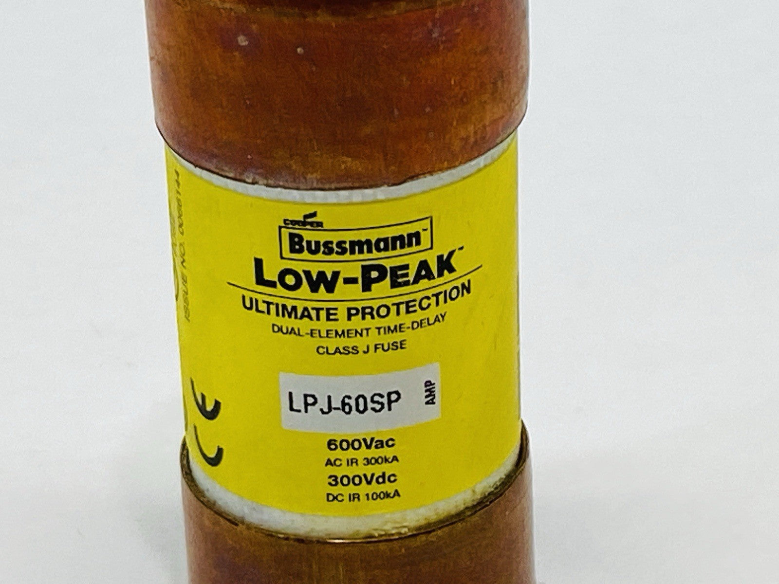 Eaton LPJ-60SP Bussmann Low-Peak Class J Time Delay Fuse 60A 600VAC 300VDC - Maverick Industrial Sales