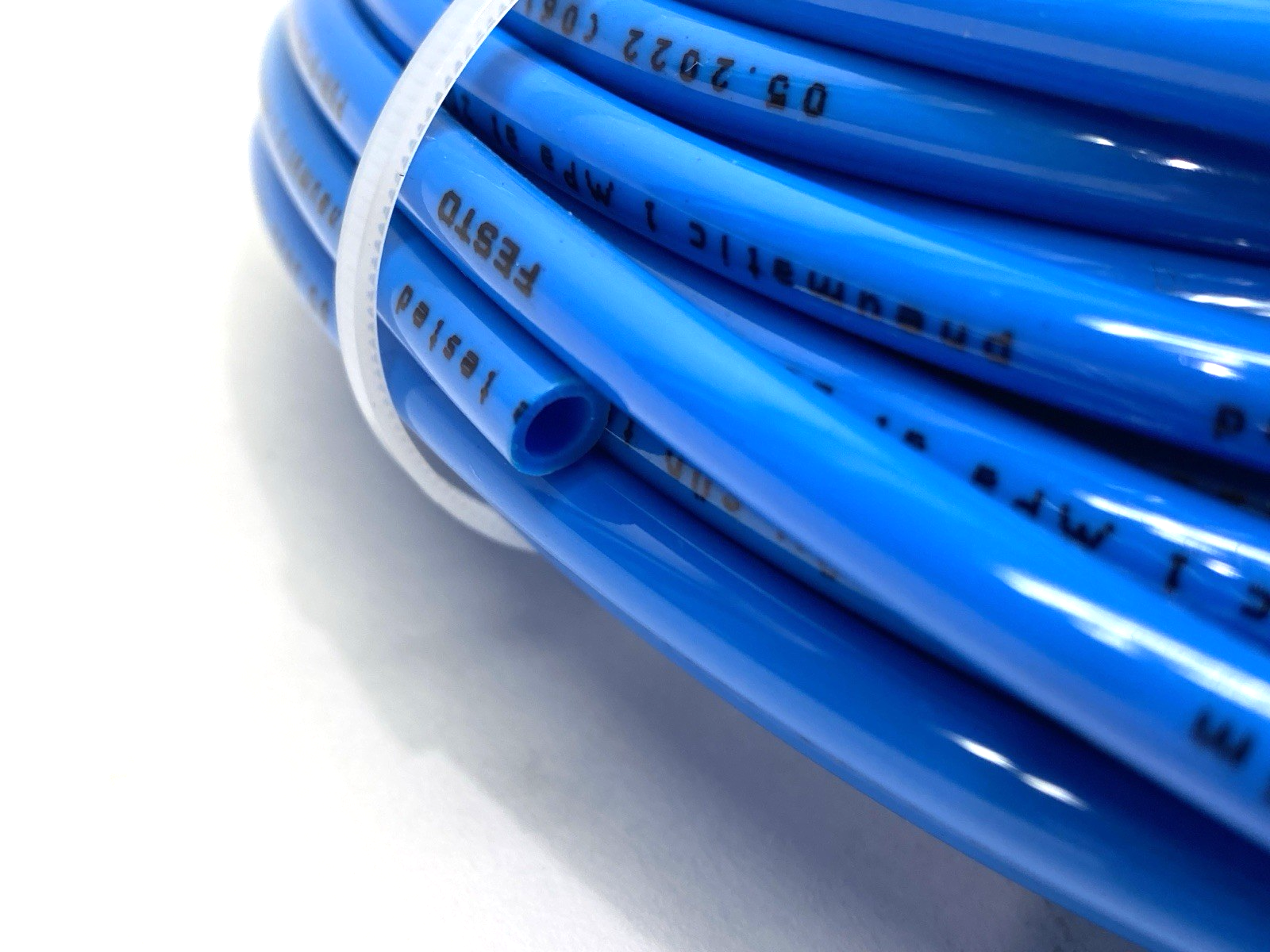 Festo PUN-H-6X1-DUO Pneumatic Tubing 4mm ID 197397 BLUE TUBING ONLY CUT TO 35' - Maverick Industrial Sales