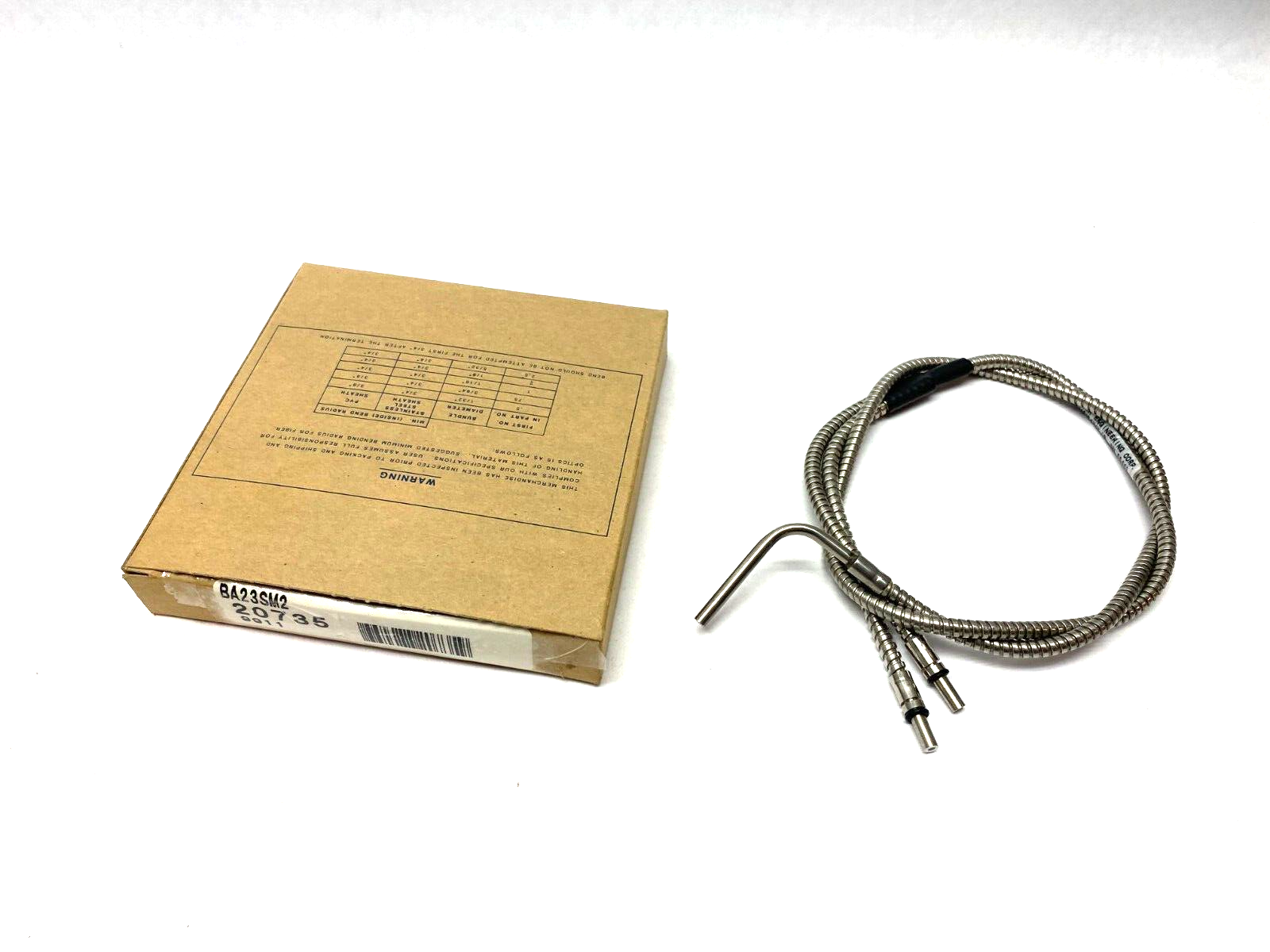 Banner BA23SM2 High-Temp Diffuse-Mode Bifurcated Fiber Optic 20735 - Maverick Industrial Sales