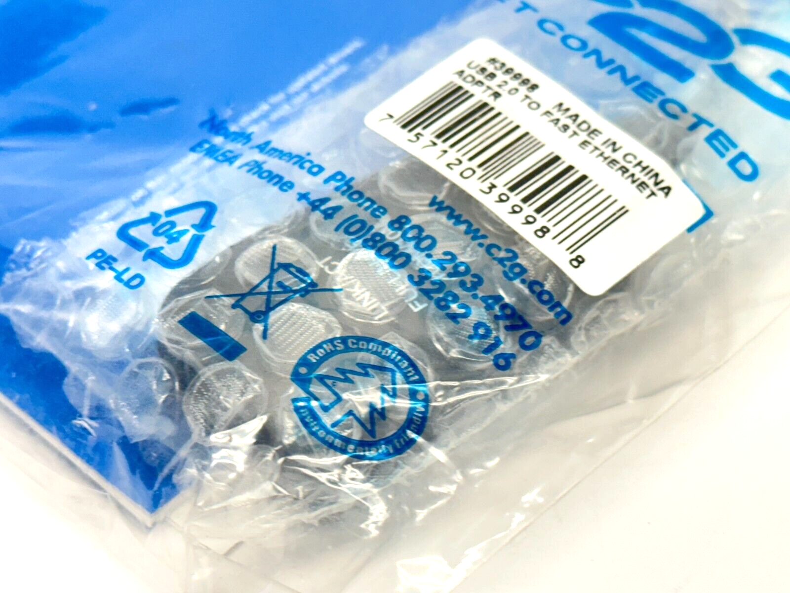 C2G 39998 USB 2.0 to Fast Ethernet Adapter - Maverick Industrial Sales