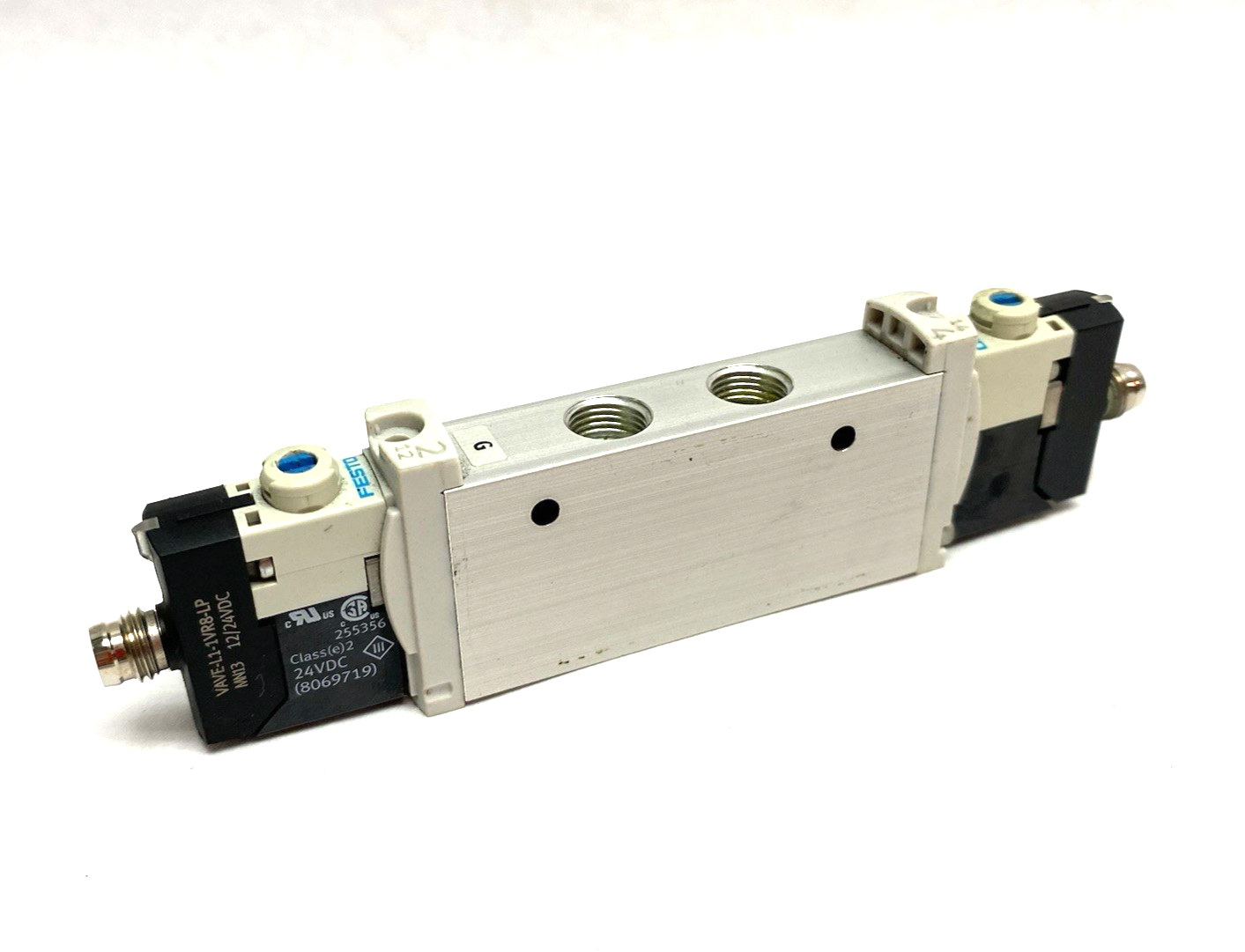 VUVG-L14-P53C-T-G18-1P3 | Festo Solenoid Valve, Piston Gate 5/3 Closed, 556501 - Used - Maverick Industrial Sales