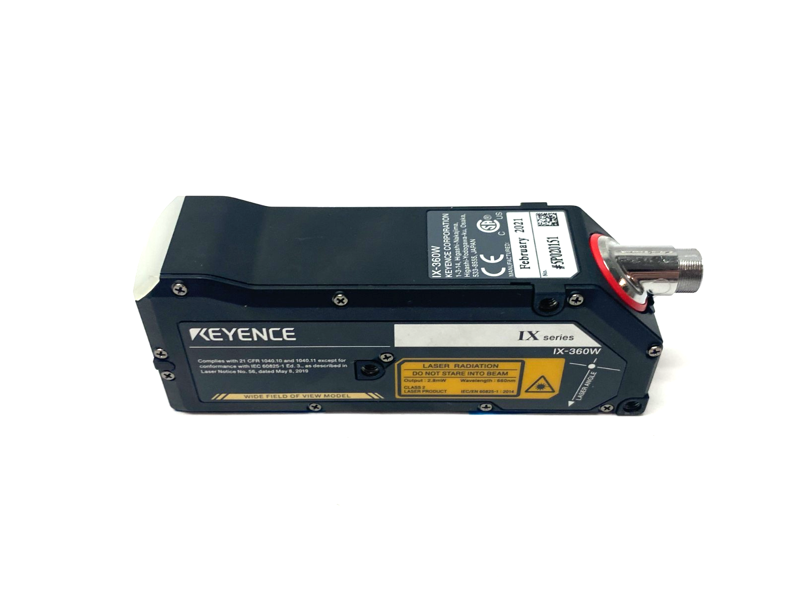 Keyence IX-360W Image Based Laser Sensor Head 360mm Scan/Line Mode - Maverick Industrial Sales